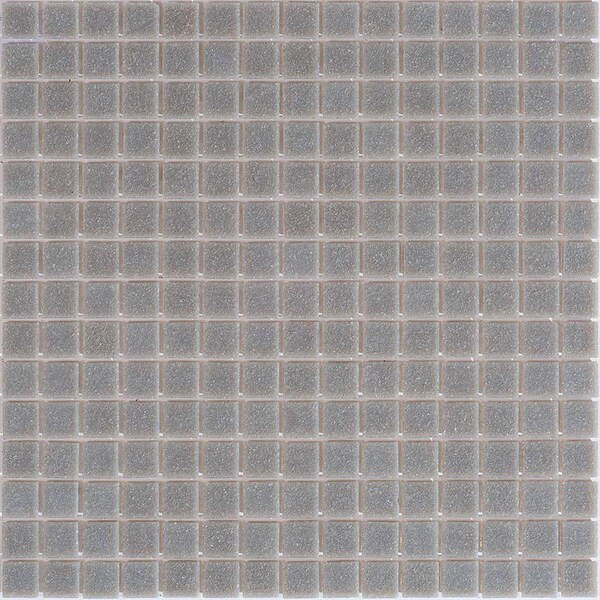 Apollo Tile Dune 12 in. x 12 in. Glossy Stone Gray Glass Mosaic Wall and Floor Tile 20 sq. ft./case, 20PK - APLSA88GR703A