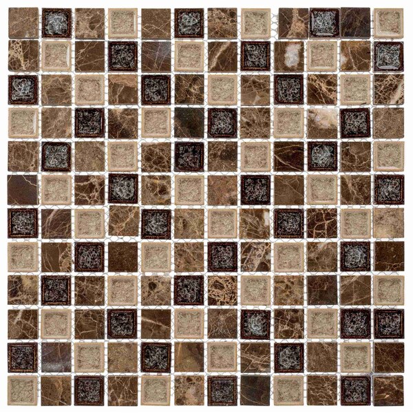 Andova Tiles ANDOVA TILES Exploration Egypt 1" x 1" Natural Stone Mosaic Tile - ANDEXPG359