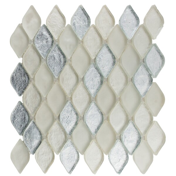 Andova Tiles SAMPLE Plume 225 x 125 Glass Novelty Mosaic Wall Tile - SAM-ANDPLU514