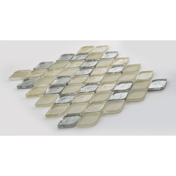 Andova Tiles SAMPLE Plume 225 x 125 Glass Novelty Mosaic Wall Tile - SAM-ANDPLU514