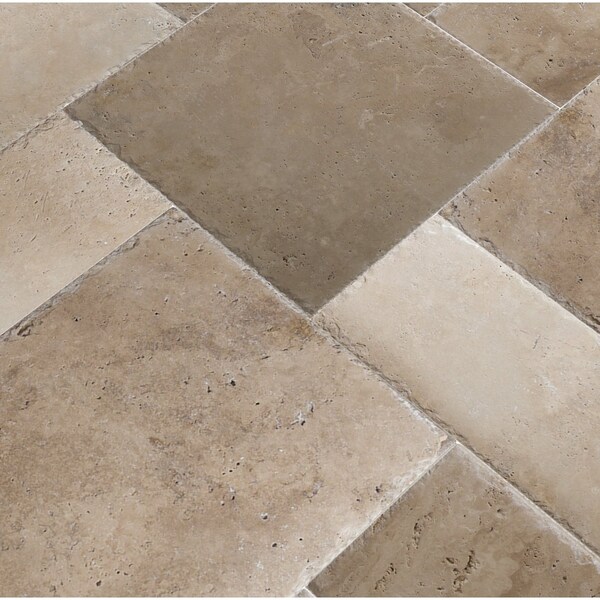 Msi Tuscany Beige Pattern SAMPLE Honed-Unfilled-Chipped Travertine Floor And Wall Tile - ZOR-NS-0073-SAM