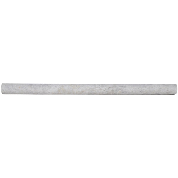 Msi Fantasy Gray Pencil Molding SAMPLE Polished Marble Wall Tile - ZOR-MD-0513-SAM
