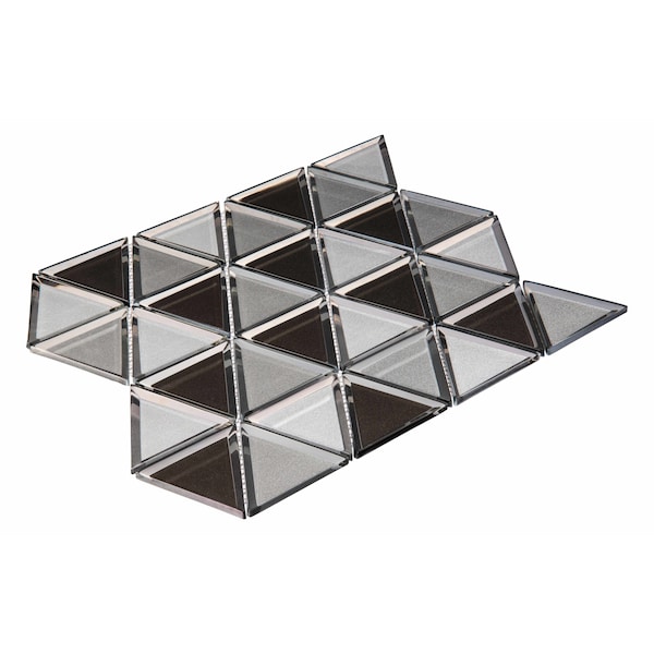 Andova Tiles ANDOVA TILES BLEUM 3" x 3" Beveled Glass Novelty Mosaic Tile - ANDBLE282
