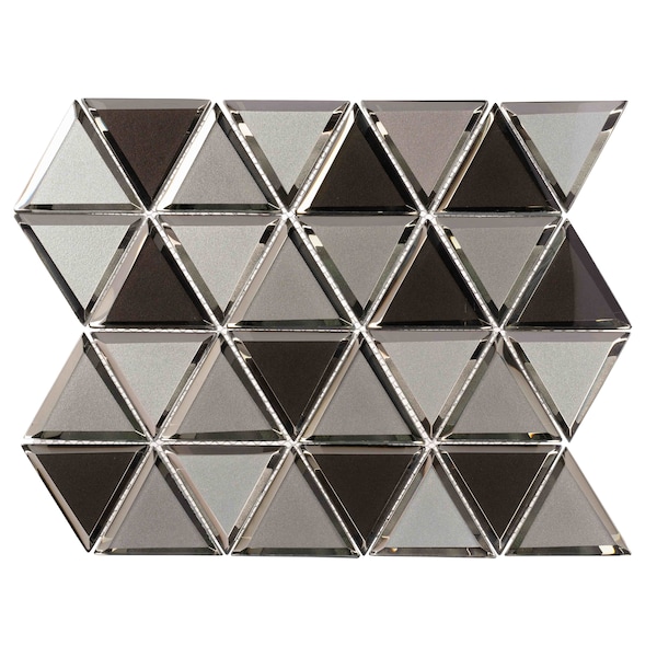 Andova Tiles ANDOVA TILES BLEUM 3" x 3" Beveled Glass Novelty Mosaic Tile - ANDBLE282