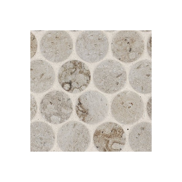 Msi Myrtle Sands Round 11  in. X 13  in. Matte Porcelain Mosaic Floor And Wall Tile, 15PK - ZOR-MD-0624