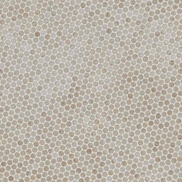 Msi Myrtle Sands Round 11  in. X 13  in. Matte Porcelain Mosaic Floor And Wall Tile, 15PK - ZOR-MD-0624