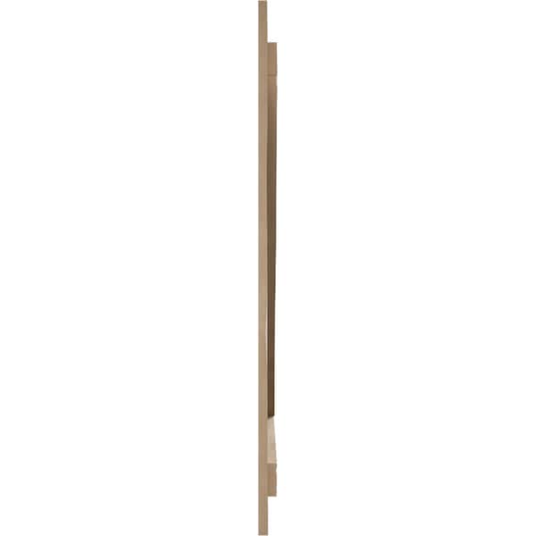 Ekena Millwork Rustic Three Board Spaced Board-n-Batten Riverwood Faux Wood Shutters w/Z-Board, 17 1/2W x 36H, PR - SHUBSZ17X36RWPR