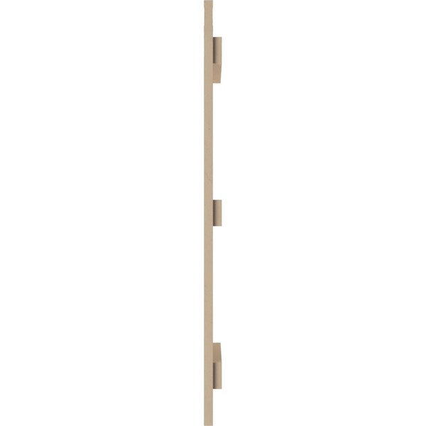 Ekena Millwork Rustic Two Board Spaced Board-n-Batten Smooth Faux Wood Shutters, 11 1/2W x 58H, PR - SHUBSS11X58SMPR