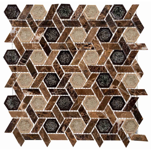 Andova Tiles SAMPLE Exploration Israel 1 x 1 Glass Novelty Mosaic Tile - SAM-ANDEXPIL362
