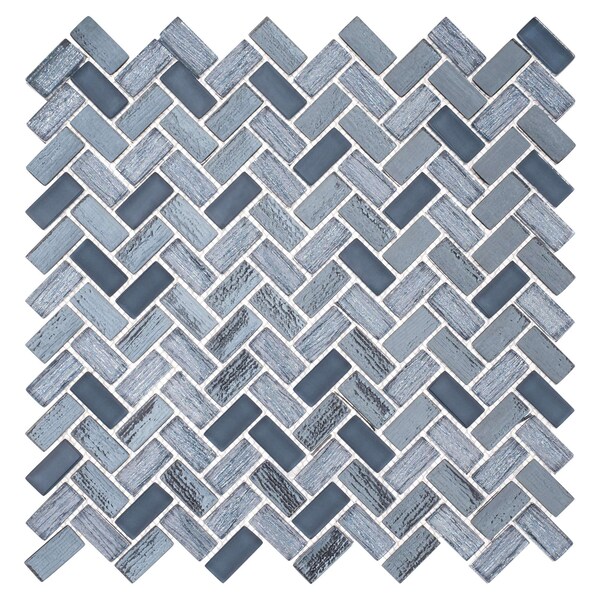 Andova Tiles SAMPLE-Velmo 1 in. x 1.25 in. Glass Mosaic Wall Tile - SAM-ANDVEL1015
