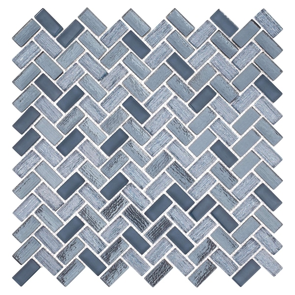 Andova Tiles SAMPLE-Velmo 1 in. x 1.25 in. Glass Mosaic Wall Tile - SAM-ANDVEL1015