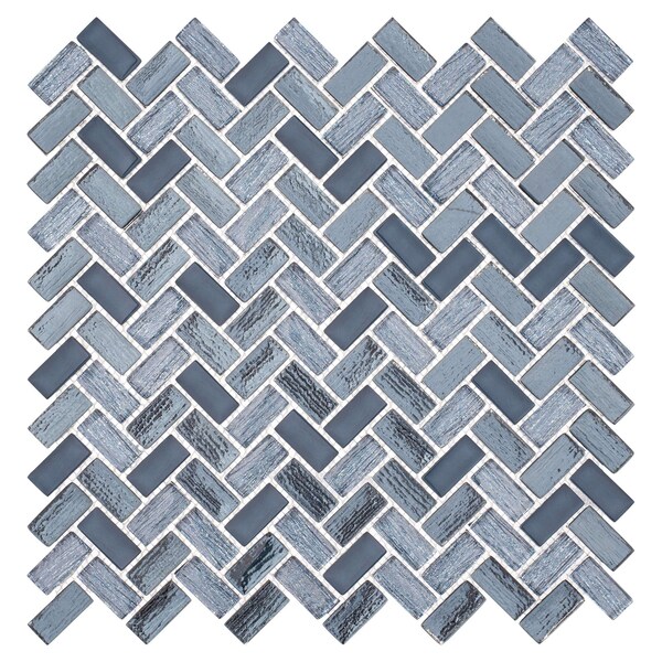 Andova Tiles SAMPLE-Velmo 1 in. x 1.25 in. Glass Mosaic Wall Tile - SAM-ANDVEL1015
