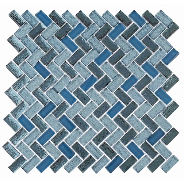Andova Tiles SAMPLE-Velmo 1 in. x 1.25 in. Glass Mosaic Wall Tile - SAM-ANDVEL1015
