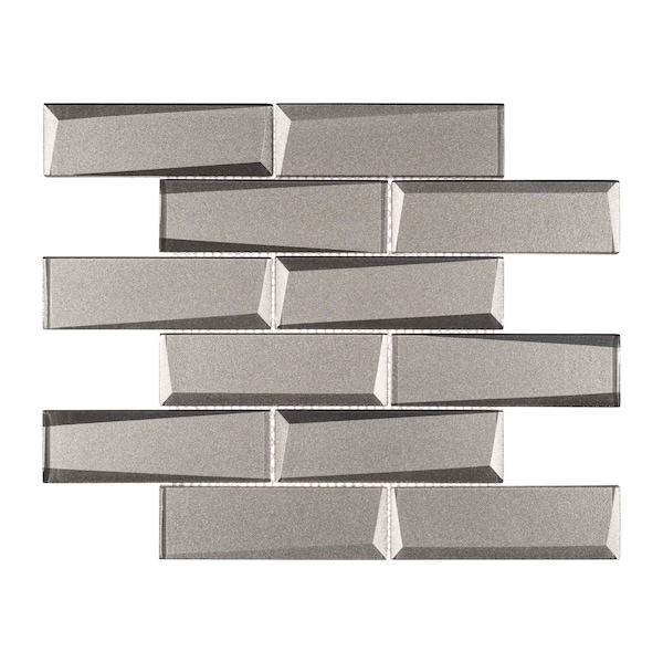 Andova Tiles SAMPLE-Daazen Borealis 2 in. x 6 in. Glass Mosaic Wall Tile - SAM-ANDDAA971