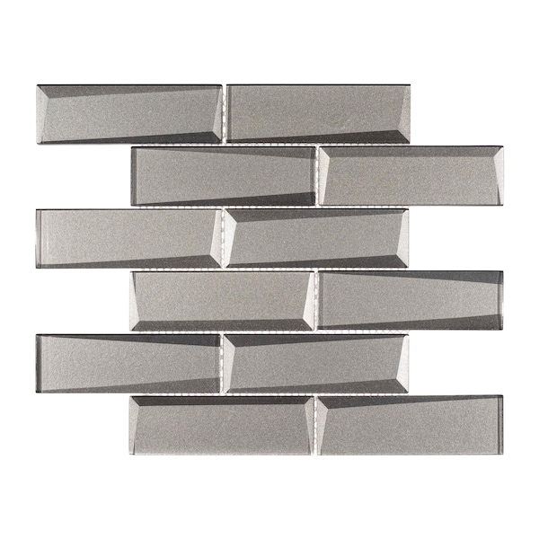 Andova Tiles SAMPLE-Daazen Borealis 2 in. x 6 in. Glass Mosaic Wall Tile - SAM-ANDDAA971