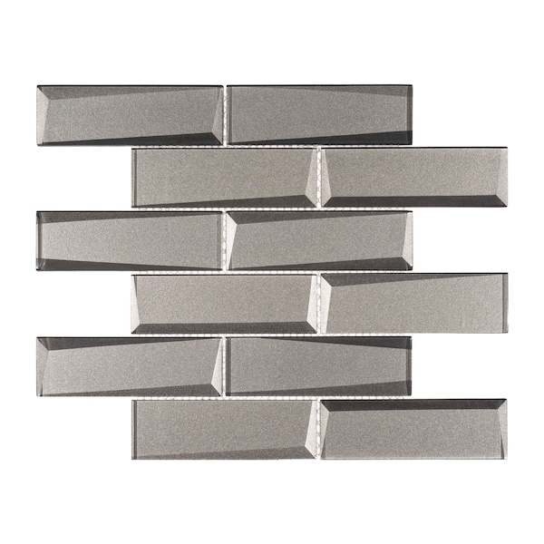 Andova Tiles SAMPLE-Daazen Borealis 2 in. x 6 in. Glass Mosaic Wall Tile - SAM-ANDDAA971