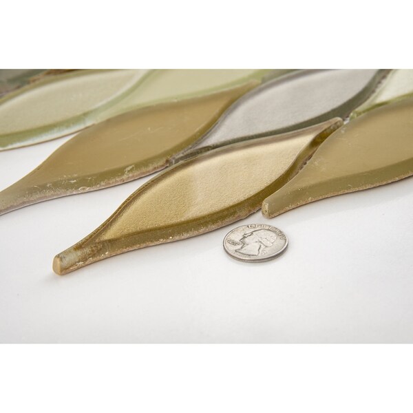Andova Tiles SAMPLE Zeille Glass Arabesque Mosaic Tile - SAM-ANDZEI199