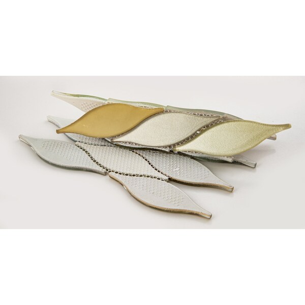 Andova Tiles SAMPLE Zeille Glass Arabesque Mosaic Tile - SAM-ANDZEI199
