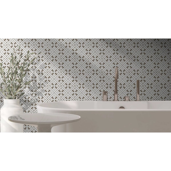 Msi Elora 8 in. x 8 in. Matte Porcelain Floor and Wall Tile, 12PK - ZOR-PT-0698