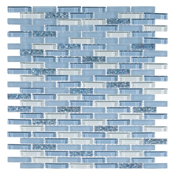 Andova Tiles ANDOVA TILES Loic 0.375" x 1.625" Glass Brick Joint Mosaic Tile - ANDLOI448