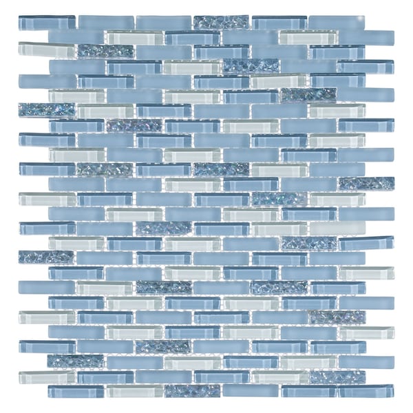 Andova Tiles ANDOVA TILES Loic 0.375" x 1.625" Glass Brick Joint Mosaic Tile - ANDLOI448