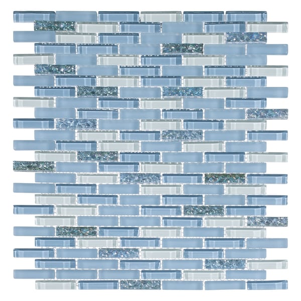 Andova Tiles ANDOVA TILES Loic 0.375" x 1.625" Glass Brick Joint Mosaic Tile - ANDLOI448