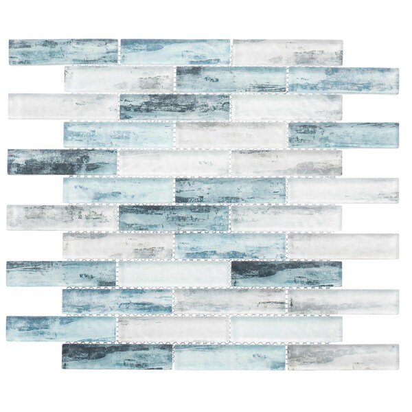 Andova Tiles ANDOVA TILES Giovan 1" x 4" Glass Brick Joint Mosaic Tile - ANDGIO403