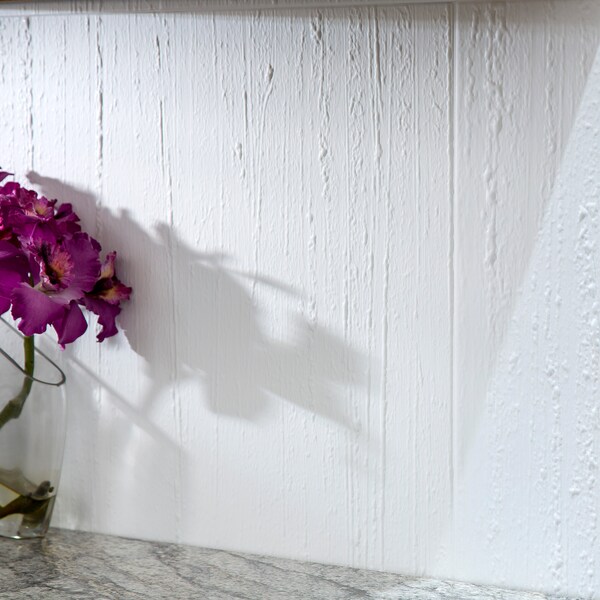 Fasade Fasade 18in x 24in Rain Matte White Backsplash Panel 5pk - PB7501