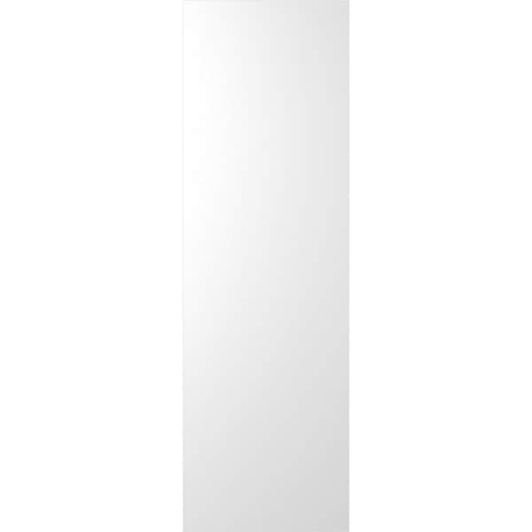 Ekena Millwork 18W x 66H True Fit PVC Diagonal Slat Modern Style Fixed Mount Shutters, White, PR - TFP001DG18X066WH