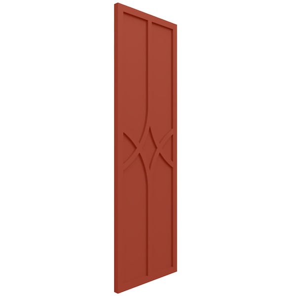 Ekena Millwork True Fit PVC Cedar Park Fixed Mount Shutters, Colorful Leaves, 18W x 76H, PR - TFP001CP18X076CL