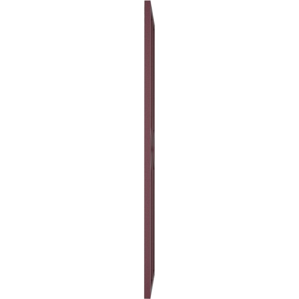 Ekena Millwork True Fit PVC Cedar Park Fixed Mount Shutters, Wine Red, 18W x 28H, PR - TFP001CP18X028WR