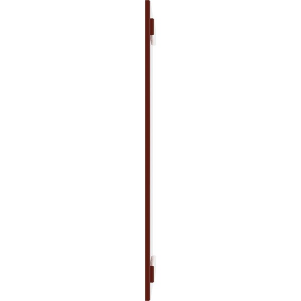 Ekena Millwork True Fit PVC Two Board Joined Board-n-Batten Shutters, Pepper Red, 10 3/4W x 61H, PR - TFP101BBF11X061MR