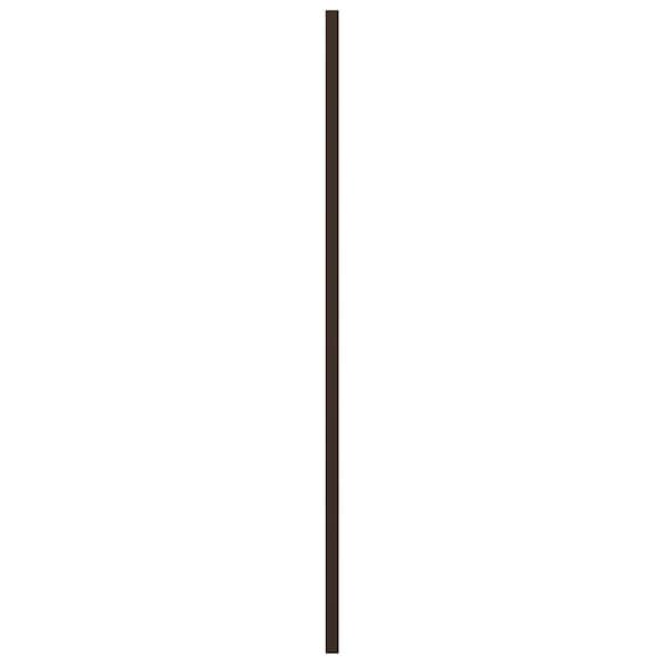 Ekena Millwork True Fit PVC Cedar Park Fixed Mount Shutters, Raisin Brown, 18W x 80H, PR - TFP001CP18X080TB
