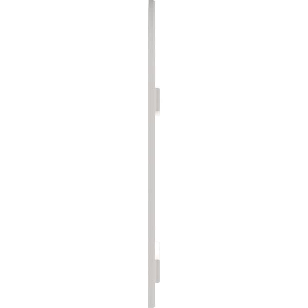 Ekena Millwork True Fit PVC, Three Board Arch Top Joined Board-n-Batten Shutters, Unfinished, 16 1/8W x 43H, PR - TFP101BA16X043UN