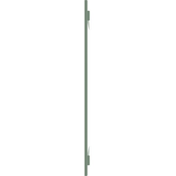 Ekena Millwork True Fit PVC, Three Board Joined Board-n-Batten Shutters, Track Green, 16 1/8W x 30H, PR - TFP101BBF16X030TG