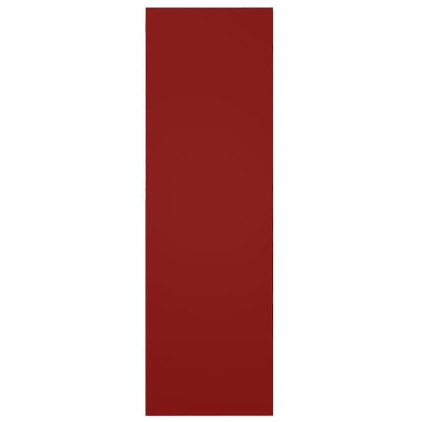 Ekena Millwork True Fit PVC San Carlos Mission Style Fixed Mount Shutters, Fire Red, 15W x 69H, PR - TFP001SC15X069BR