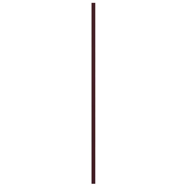 Ekena Millwork True Fit PVC Hastings Fixed Mount Shutters, Wine Red, 18W x 43H, PR - TFP001HS18X043WR