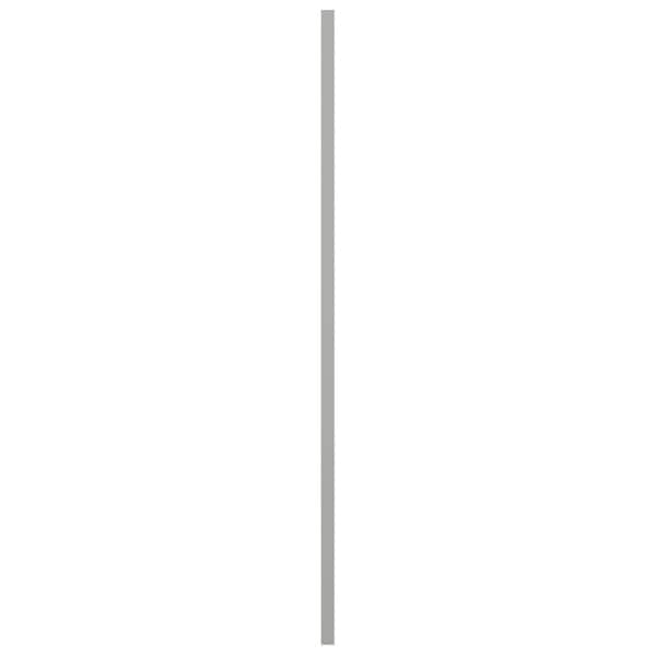 Ekena Millwork True Fit PVC Two Equal Raised Panel Shutters, Hailstorm Gray, 18W x 75H, PR - TFP101RPF18X075ST