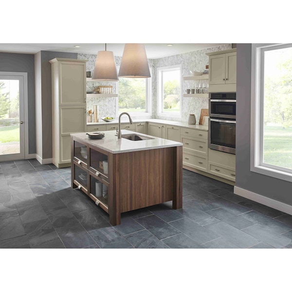 Msi Montauk Black SAMPLE Gauged Slate Floor And Wall Tile - ZOR-NS-0015-SAM