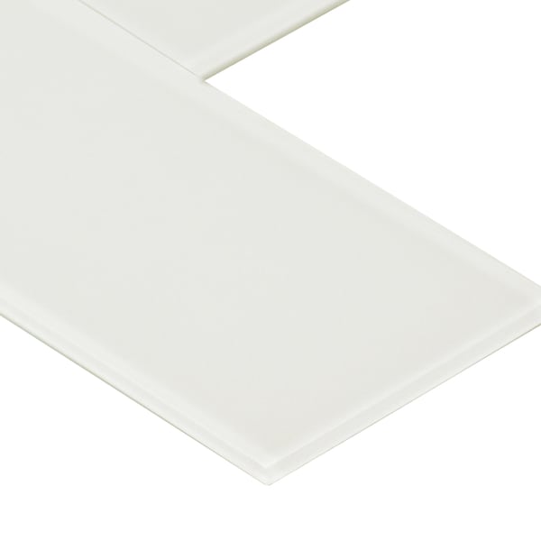 Msi Alpine Ice Subway 12 x 12 Glass Peel And Stick Floor And Wall Tile, 20PK - ZOR-MD-0584