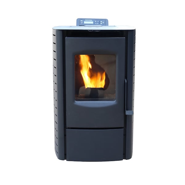 Cleveland Iron Works Pellet Stove 800 sq.ft, Small, 18lb, Hopper - PS20W-CIW