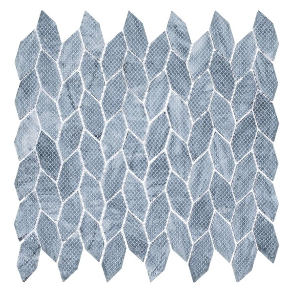 Andova Tiles ANDOVA TILES Channing 1" x 2.5" Marble Honeycomb Mosaic Wall & Floor Tile - ANDCHA137