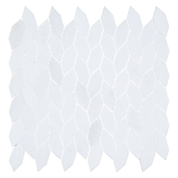 Andova Tiles ANDOVA TILES Channing 1" x 2.5" Marble Honeycomb Mosaic Wall & Floor Tile - ANDCHA137