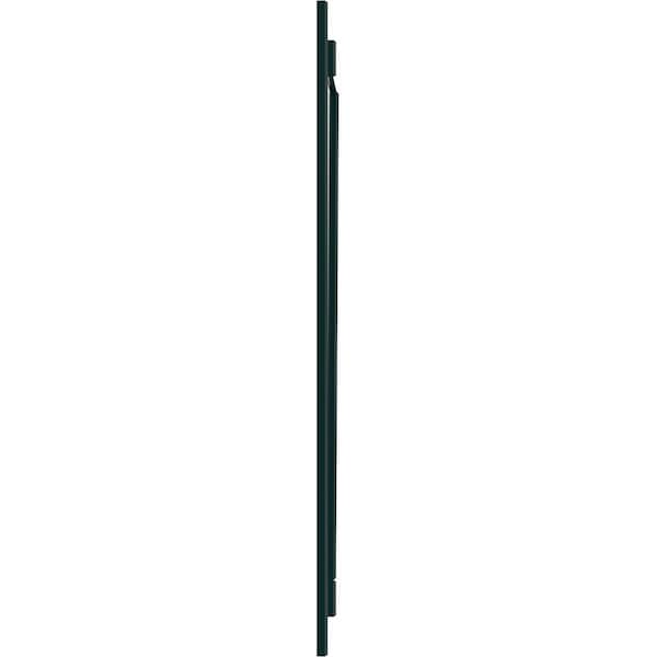 Ekena Millwork True Fit PVC Two Board Joined Board-n-Batten Shutters w/Z-Bar, Thermal Green , 10 3/4W x 42H, PR - TFP102BBF11X042FG
