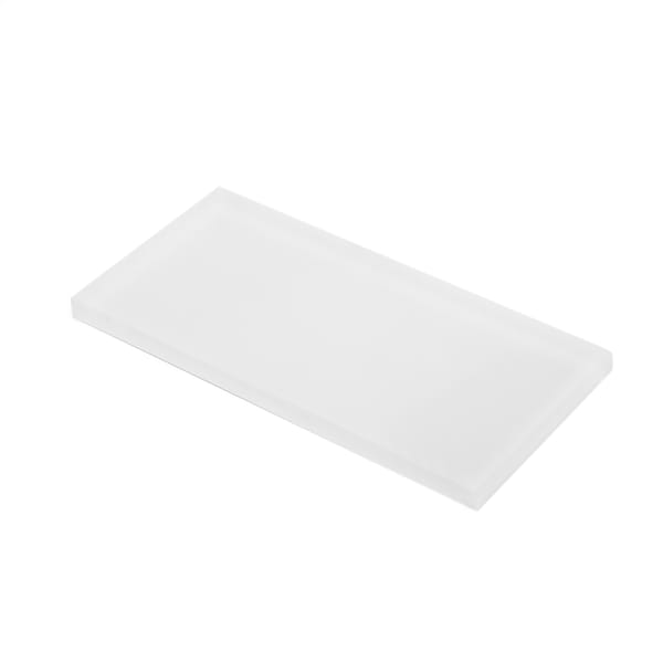 Apollo Tile Sample of 3X6 Frosted Soft White Subway Glass Tile 5 Sq.Ft. - APLA99066M36EC100 SAMPLE