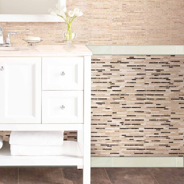 Msi Sande Ivory SAMPLE Matte Glazed Matte Bullnose Wall Tile - ZOR-PT-TR-0200-SAM