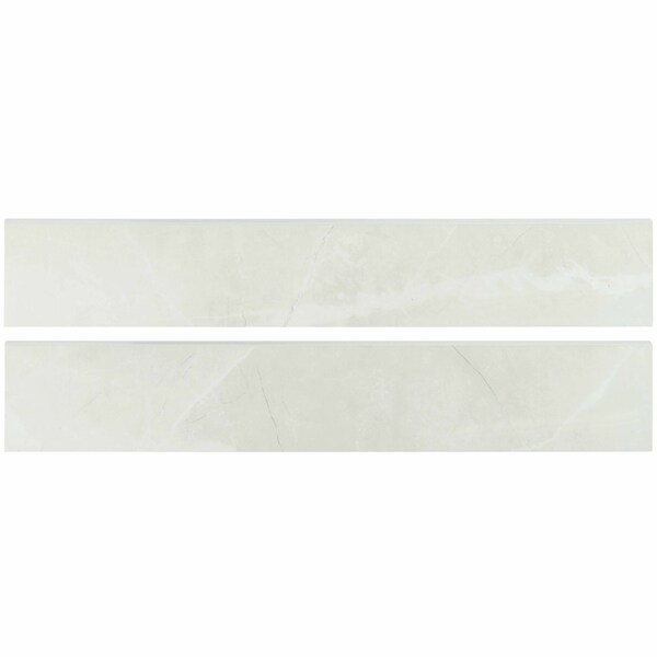 Msi Sande Ivory SAMPLE Matte Glazed Matte Bullnose Wall Tile - ZOR-PT-TR-0200-SAM