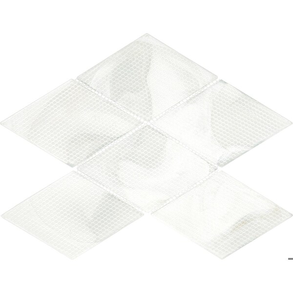 Daltile Starcastle 3'' x 6'' Diamond Scale Glass Wall Mosaic, 15PK - SC72DIAMNSCMSST