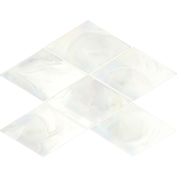 Daltile Starcastle 3'' x 6'' Diamond Scale Glass Wall Mosaic, 15PK - SC72DIAMNSCMSST