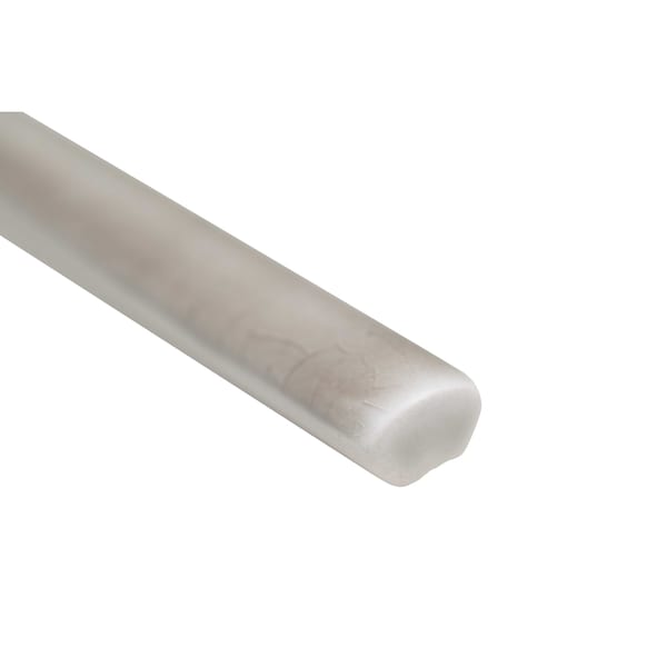 Msi Dove Gray Quarter Round Molding 5/8 In. X 6 In. Glazed Ceramic Floor And Wall Tile, 20PK - ZOR-MD-T-0014